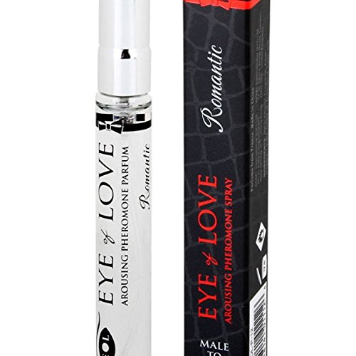 Romantic By Eye of Love Best Pheromone Cologne Parfum Spray to Attract Women, Highest Concentration, Travel size, .33 fl. oz. (10 ml)