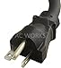 AC WORKS Heavy Duty Durable Extension Cord (25FT NEMA 5-20 20A 125V)