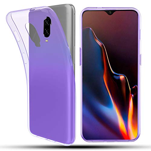 Aetech For Oneplus 6t Case Clear Thin Slim Silicone Rubber