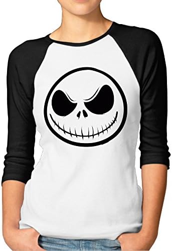 Jack Skellington Fictional Character Middle-length Sleeves Shirts Designed For Women
