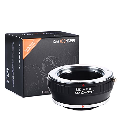 K&F Concept AFMD Minolta MD MC Rokkor Lens to Fujifilm FX Mount Camera Adapter