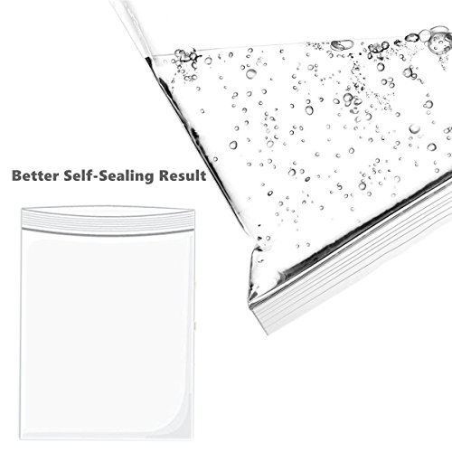 Wekoil Anti-Static Reclosable Poly Bags Poly Bags Size 15x20/6"x8",Clear Plastic 5.5Mil Thick Shipping Food Storage Electronic Accessories Industrial Package Wrapper Retail Bags - Thumbnail 3