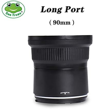 Sea frogs Flat Long port for Sony FE 90mm Macro lens and Sigma 35mm Art 40M/130FT (Focus gear included)
