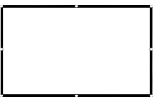 Portable Projector Screen - Portable Foldable Video Equipment - Magnetic Roll-up Large Theater Screen - for Indoor Party Clas