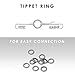 SF Lightweight Tippet Rings Fly Fishing Trout Fishing Line Tippet Leaders Connectors 2mm 25LB 2.5mm 40LB
