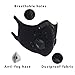 anqier Dust Mask,Newest Activated Carbon Dust Proof Pollution Respirator Fack Mask for Exhaust Gas Anti Pollen Allergy PM2.5 Running Cycling Outdoor Activities