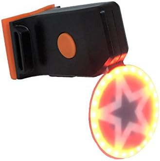 BIKAVO Bicycle Tail Light USB Rechargeable LED Ultra Bright Red Blue Star Shield Red High Intensity Rear Cycling Accessories Fits Road Mountain Bike BMX Safety Flashlight Powerful Waterproof Taillight