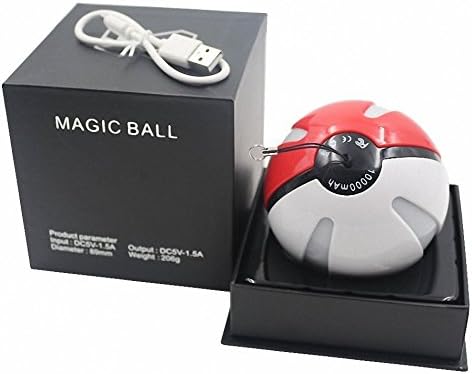 10000mAh Portable Pokeball Battery Charger for iPhone Samsung Action Figure Go Ball Powerbank Pokemon Go Power Bank for go AR Game