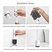 Glendan Toilet Brush and Holder Upgraded Modern Design with Soft Bristle,Bathroom Toilet Bowl Brush Set,Toilet Cleaning Brush Kit (Flooring)