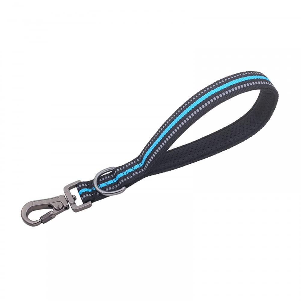 Short Dog Leash, No Pull Nylon Traffic Lead with Padded Handle for Training Control Large/Medium Dogs