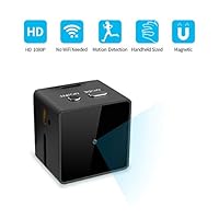 [Upgraded] Mini Spy Hidden Camera, JOYTRIP Portable HD 1080P Tiny Cube Spy Camera Wireless Hidden Home Security Nanny Cam with Motion Activated/AV Output/as USB Flash Driver- No WiFi Needed