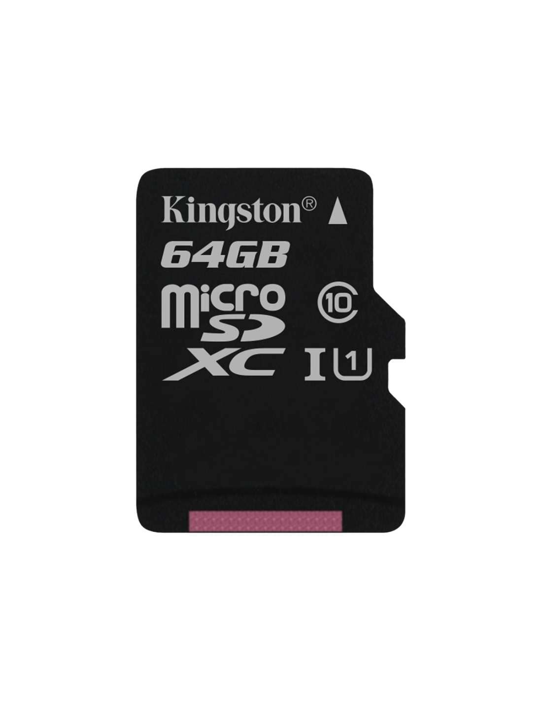 Kingston Canvas Select (SDCS/64GB) MicroSDClass 10 UHS-I Speeds Up to 80 MB/s Read (SD Adapter Included) - Bring Your HD Videos to Life