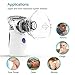 Portable Inhaler Machine Mini Handheld Steam Compressor Humidifier Travel Vaporizer Cool Mist Kits Adults & Kids with 4 Replace Masks(Blue)
