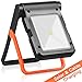 Neporal Portable LED Work Light Solar and USB Rechargeable with 2 Brightness Modes 360°Adjustable Flashlight Solar Camping Lights 550mAh 50lm Rechargeable Night Light For Household Camping Hiking Car