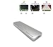 EZDIY-FAB M.2 Enclosure USB 3.1, USB-C Gen2 M2 SSD External Enclosure Case with Type C/Type A Cable, NGFF SATA Based Key,Support 2230 2242 2260 2280