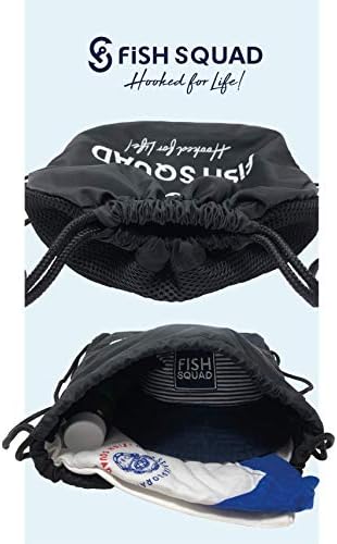 Duffle drawstring bag (fish squad logo Sack duffle drawstring bag) 9 Duffle drawstring bag (fish squad logo Sack duffle drawstring bag)