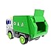 Garbage Truck Toy Recycle Truck Friction Powered for Boys and Girls Purifier with Light and Sound, 4 Wheels, 1:20 Advanced Simulation Model-City Sanitation Series, Green and White