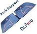 Dr. Foot's 3/4 Length Orthotics Insoles - Best Insoles for Corrects Over-Pronation, Fallen Arches, Fat Feet - Plantar Fasciitis, Heel Spurs and Other Foot Conditions -1 pair(L - W11-12.5 | M9.5-11)