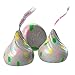 HERSHEY'S KISSES Solid Milk Chocolate, Easter Candy Gift Box, 1.45 oz (12 Pack)