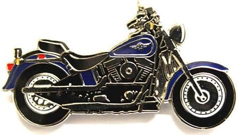 Harley Fat Boy Enamel Pin Badge