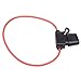 Qunqi 10Packs Add-A-Circuit Blade Type Inline Fuse holder 16 Gauge with Cover M size+ 20 pcs Fuse
