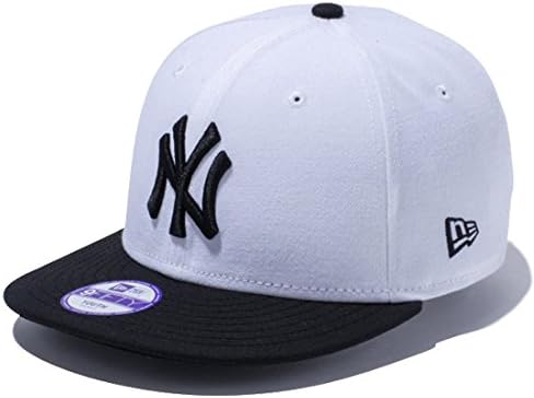 Amazon Co Jp ニューエラキッズ New Era Kid S 9fifty ニューヨーク ヤンキース スナップバックキャップ Cap 帽子 子供服 11308371 ホワイト ブラック ブラックバイザー 服 ファッション小物