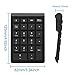 Rytaki 【Upgraded Version】 Bluetooth Numeric Keypad, Arkidyn Portable Wireless 22 Keys External Number Pad for Laptop, Tablet, Notebook, PC, Desktop and More