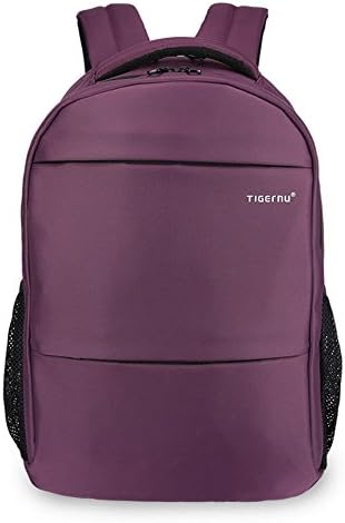 Laptop Backpack Fit 15-15.6 Inch Computer Water Resistant Travel Backpack For College Durable Bookbag Purple Backpack