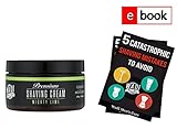 Premium Natural Men's Shaving Cream - Great For Sensitive Skin or All Skin Types, Loaded With Vitamins & Antioxidants, Cleanse & Moisturize To Prevent Aftershave Skin Damage- 4 oz