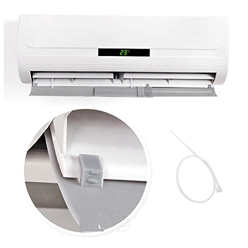 Aolvo Air Conditioner Deflector Air Diverter Air Conditioning Air Deflector AC Deflector Retractable Anti-wind Baffles Confinement Windshield Shield Wind Guide(Not Included Air Conditioner)