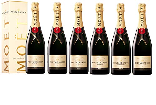 - 6 FLASCHEN - Moët & Chandon Champagne Imperial Brut 750ML