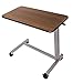 Vaunn Medical Adjustable Overbed Bedside Table With Wheels (Hospital and Home Use) primary