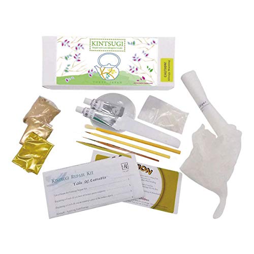 Kintsugi Repair Kit with Low Allergenic Urushi- Japanese Urushi Lacquer from Japan, Kintsukuroi