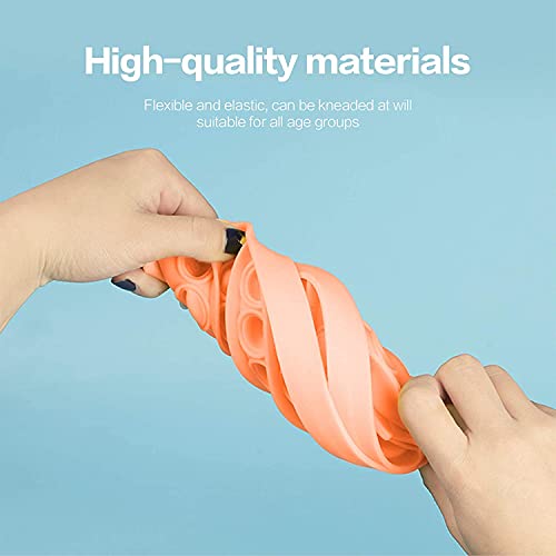 Ice Cream Bubbles Pop It- Push and Pop Bubble Fidget Sensory Toy- Fidget Poppers for Kids- Simple Dimple Silicone Fidgets- Popit for Boys Girl and Baby - Single Cute Fidget Popper - Tiktok Poppits