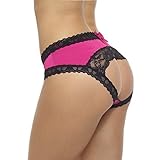 Sofishie Sexy Midnight Bow-Tie Panties - Rose - Large