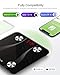 iTeknic Bluetooth Body Fat Scale, Bathroom Weight Scale Digital Smart BMI Scale Body Composition Analyzer with Smartphone App for Body Weight, Fat, Water, BMR, Muscle Mass 400lb, Black