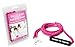 Caldwell's Pet Supply Co. Pink Double Dog Leash for Two Dogs - 54 Inch Braided Tangle Free Dual Leash, Coupler - Strength Tested for Walking and Training Two Dogs