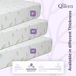 NapQueen Twin XL Size Mattress, 10 Inch Anula Green