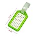 BlueCosto 10x Green Luggage Tags for Suitcases Travel Bag Tag Suitcase Baggage Name Label