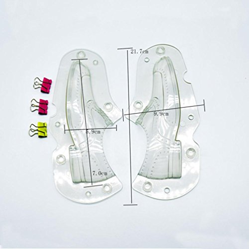 Hunzed Cake Mould, { 3D Leather Shoes Cake Mold } { Candy Chocolate Jelly Mould } Wedding Decorating DIY Kitchen Baking Tool