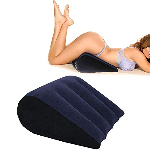 EMPHY Inflatable Magic Sex Pillow for Adult Games,Sex Cushion for Couple, Sex Toys Position Support Wedge Body Cushion (Triangle.)
