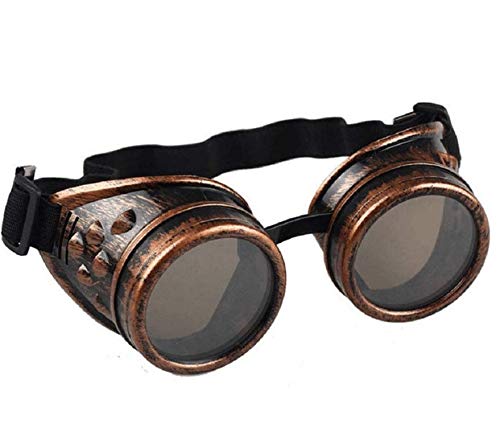 image for syart syarrt Goggles Steampunk Glasses Vintage Retro Weld Punk Gothic 