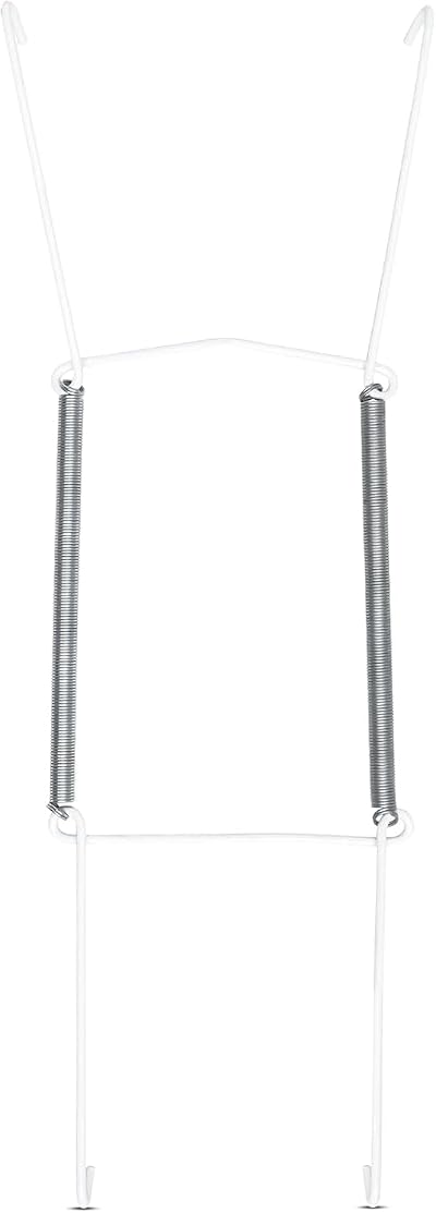 WINSOME Invisible Plate Hanger for Wall 37-46 cm White Steel
