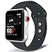 YIUES Compatible with Apple Watch Band Series 4 40mm 44mm Series 3/2/1 38mm 42mm Men and Women, Silicone Sport Replacement iWatch Band