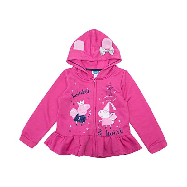 Peppa Pig Toddler Girls Set Hoodie, T-Shirt & Sweatpants, Multicolored, Size 3T - Image 3