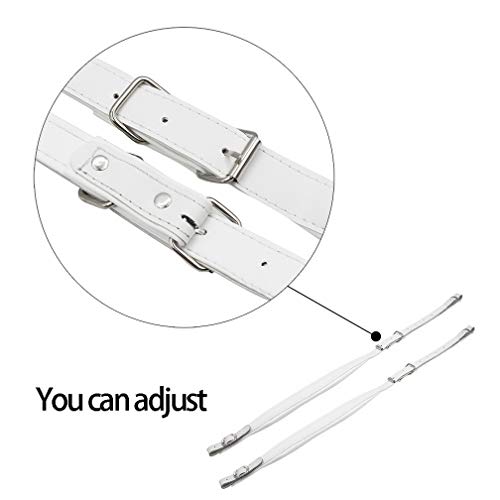 2-Pack Soft Thicken PU Leather Accordion Shoulder Harness Straps Adjustable&Durable Accordion Belt Set for 16-120 Bass Accordions Musical Instrument Accessories - Thumbnail 4