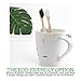 Bamboo Toothbrush Biodegradable Eco-Friendly Toothbrush Soft bristles on Travel Toothbrush (5pack)
