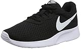 Nike Women's Tanjun Running Sneaker, Black/White 10 B(M) US