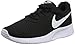 Nike Womens Tanjun Running Sneaker Black/White 10
