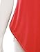 J.TOMSON Womens Basic Short Sleeve Crewneck & V-Neck Long Shirt CORAL XL